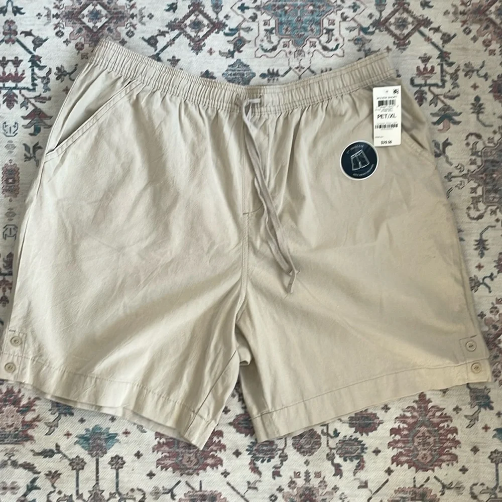 NWT Karen Scott woven shorts Petite XL - Picture 1 of 3